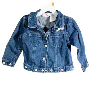 KHQ Sportswear Embroidered Jean Jacket 3T